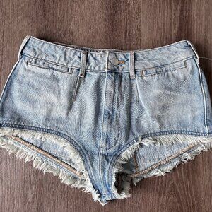 Anthropologie Pilcro Pitched Mirco Denim Shorts Size 27 BRAND NEW